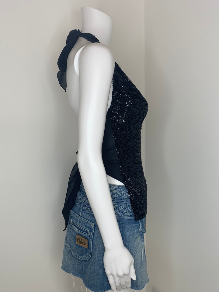 P.A.R.O.S.H., Top, Black 2007, Size Medium