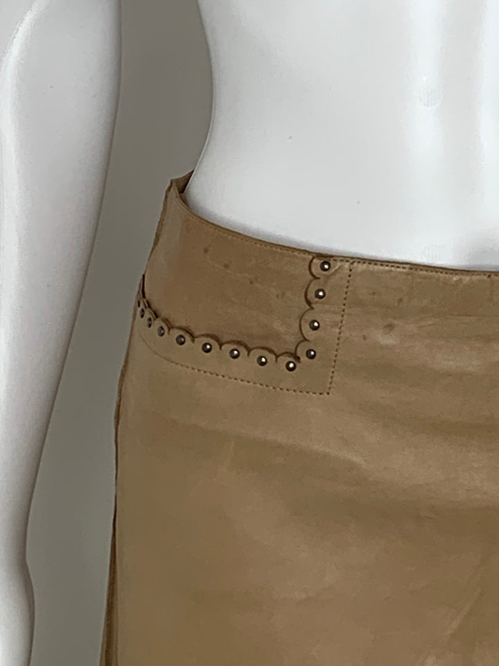 Joseph, 2 Piece Set ,Leather Trench Coat , Skirt, 2007, Size FR 34,