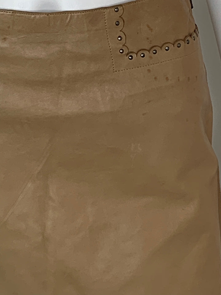 Joseph, 2 Piece Set ,Leather Trench Coat , Skirt, 2007, Size FR 34,