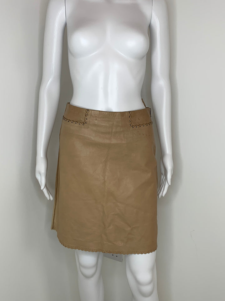 Joseph, 2 Piece Set ,Leather Trench Coat , Skirt, 2007, Size FR 34,
