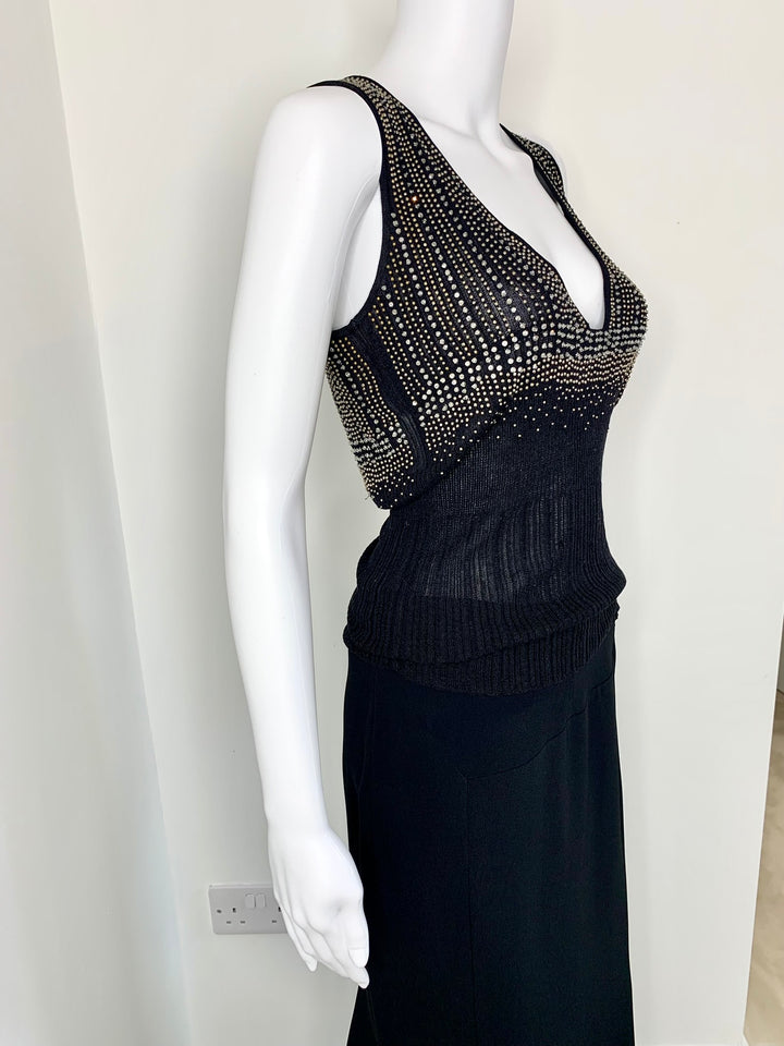 Roberto Cavalli, Sheer Cashmere , Top, 2006, Size UK 8/10