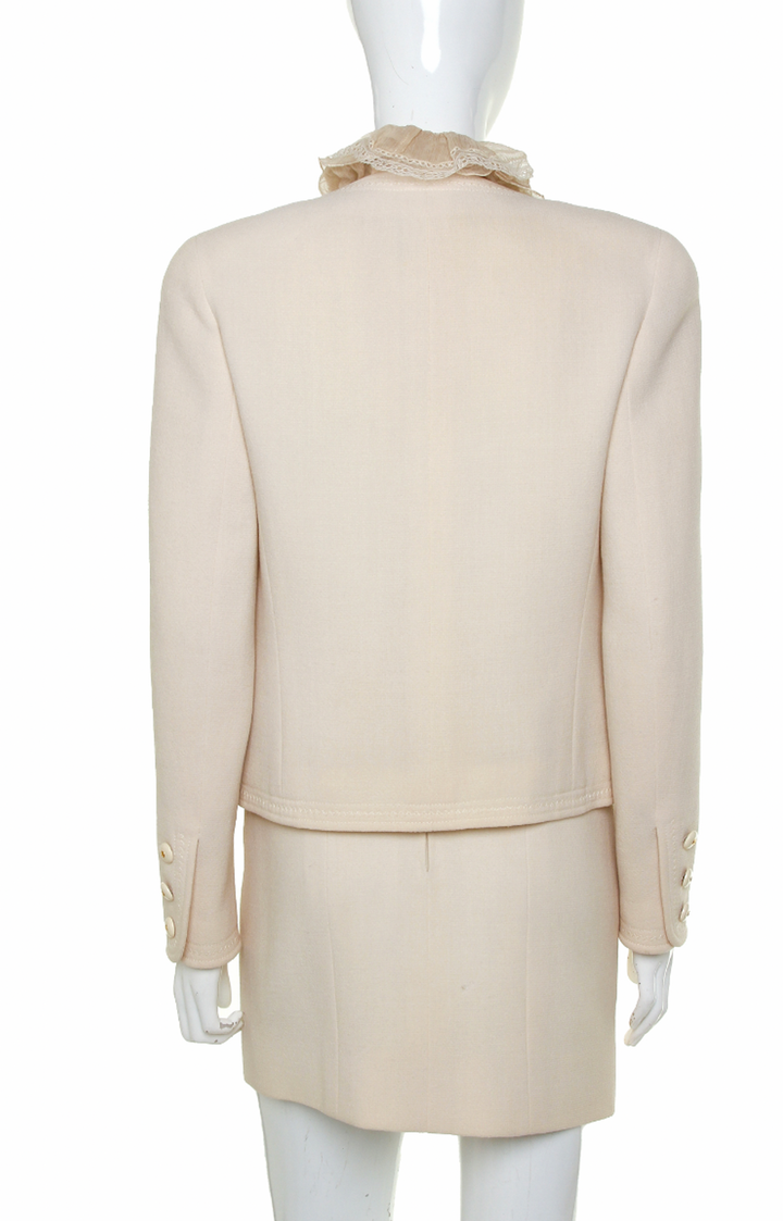 Chanel, Suit , Jacket Skirt, 1991 , Size UK 6/8 FR 34