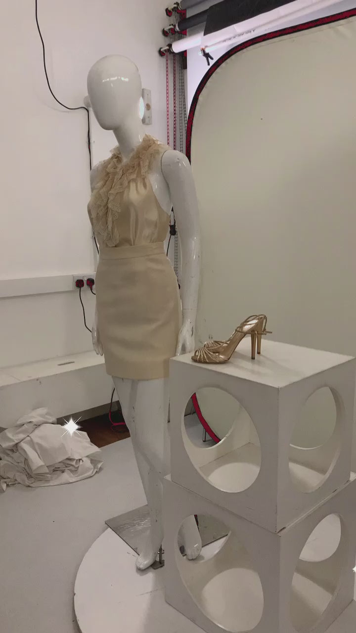 Chanel, Suit , Jacket Skirt, 1991 , Size UK 6/8 FR 34