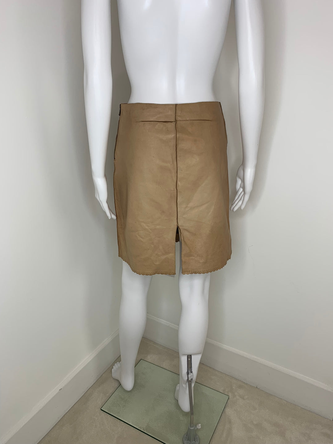 Joseph, 2 Piece Set ,Leather Trench Coat , Skirt, 2007, Size FR 34,